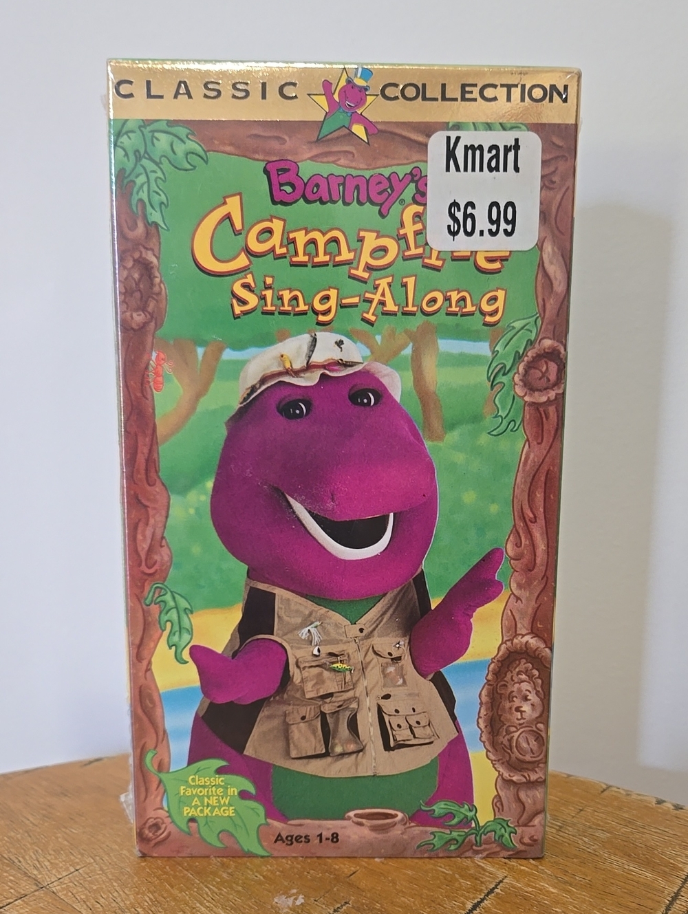 Vintage Sealed Deadstock 1996 Barney's Campfire Sing-Along VHS Tape